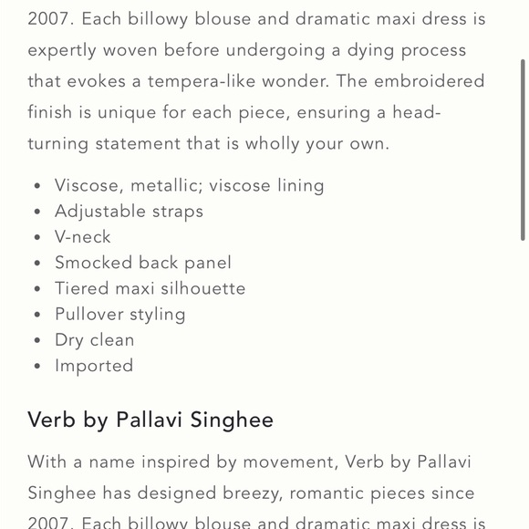 Anthropologie Verb Echo Maxi - Picture 6 of 10